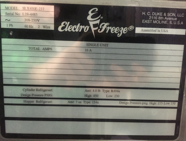 slx400e showroom info for sale