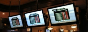 digital displays installed at bar new england